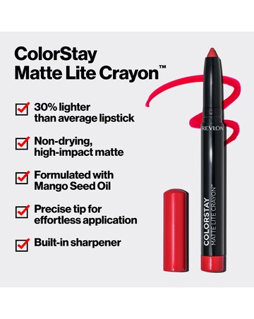 Revlon ColorStay Matte Lite Crayon Clear The Air