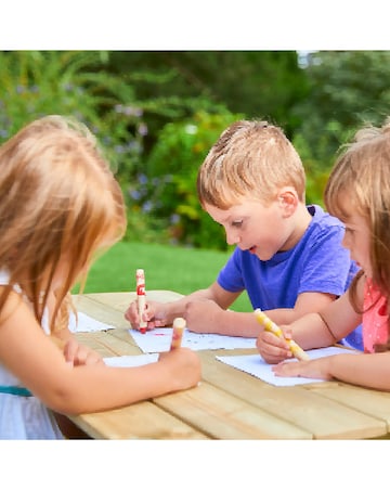 Tp Deluxe Wooden Picnic Table Sandpit