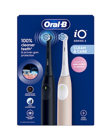 Oral-B iO2 Series Night Black / Calm Pink + Extra Handle