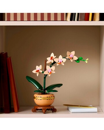 LEGO Botanicals Mini Orchid Plant Gift, Home Decor Building Kit for Adults 10343