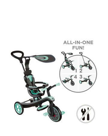 Globber Explorer Trike 4 in 1 With Headrest