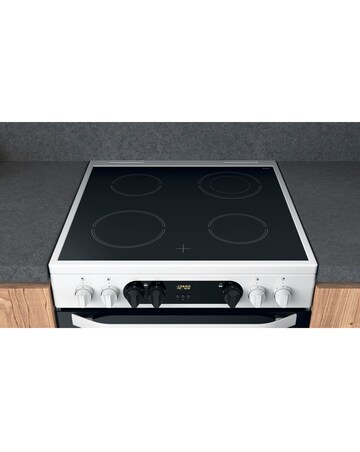 Hotpoint HDM67V9CMW/UK 60cm Electric Double Cooker + Installation