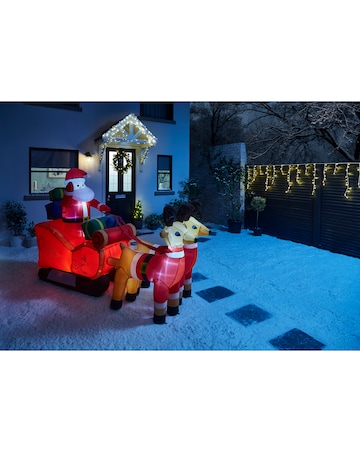Inflatable Santas Sleigh - 2.4m