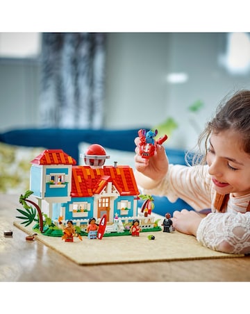 LEGO Disney Lilo and Stitch Beach House Building Toy 43268