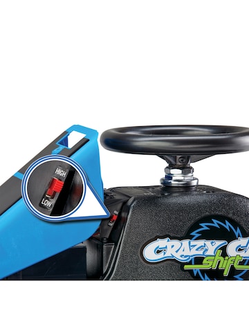 Razor Crazy Cart Shift 12V Drift Car - Blue