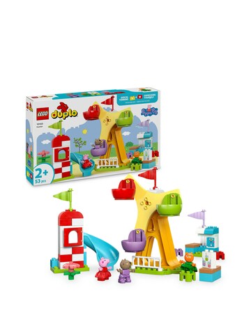 LEGO DUPLO Peppa Pig Funfair Toddler Learning Toy 10453