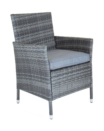 Charles Bentley 4 Seater Round Rattan Dining Set