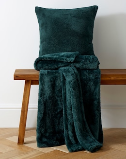 Cuddle Fleece Throw - Forest Green
