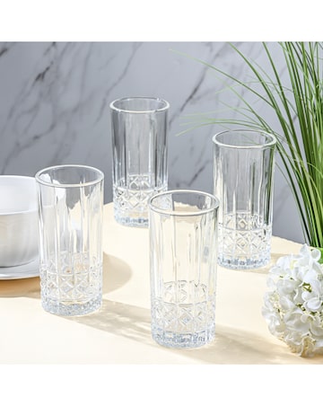 Waterside Diamond Set of 4 Hi Balls