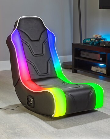 X Rocker Chimera 2.0 Audio Floor Rocker LED Gaming Chair for Kids