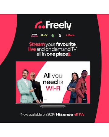 Hisense 43in 43E7NQTUK Smart 4K UHD HDR QLED TV with Amazon Alexa