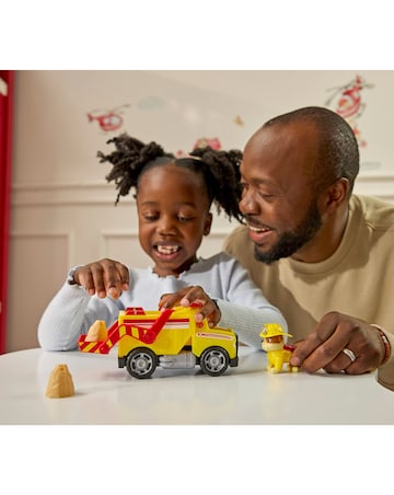 Paw Patrol Fire Rescue Vehicle Rubble with Rescue Fire Dump Truck