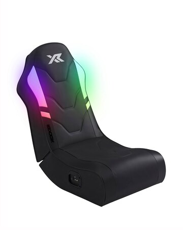 X Rocker Shadow RGB 2.0 Stereo Audio Gaming Floor Rocker