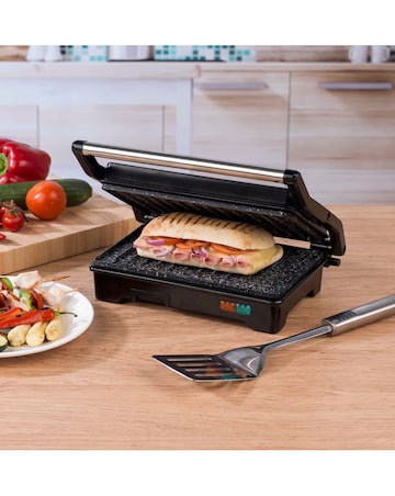 Salter EK2384MG Megastone Fold Out Compact Health Grill and Panini Maker