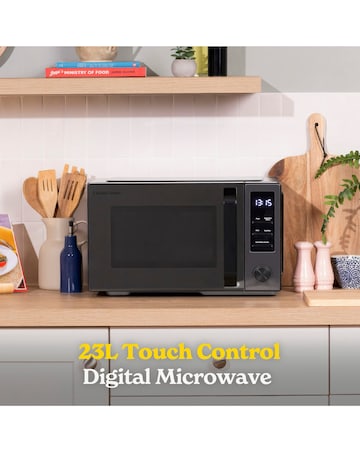 Russell Hobbs RHM2372DS 23L Digital Microwave - Dark Steel