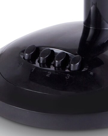 Tower 12 Inch Oscillating Black Desk Fan