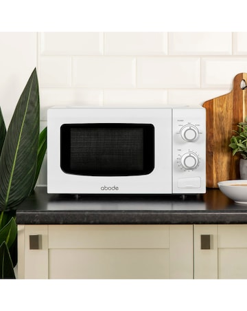 Abode 20L White Manual Microwave