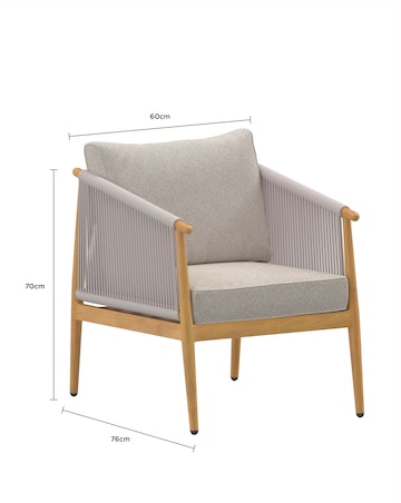 Charles Bentley Rope Weave Lounge Sofa Set