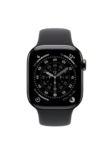 Apple Watch Series 11 GPS 42mm - Jet Black Aluminium/Black Sport Band - M/L