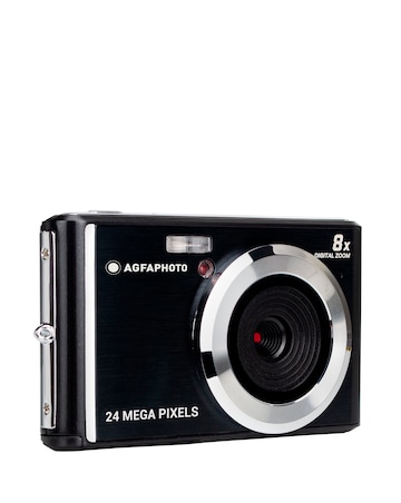 AGFA Photo Realishot DC5500 24MP 8x Zoom Compact Digital Camera - Black