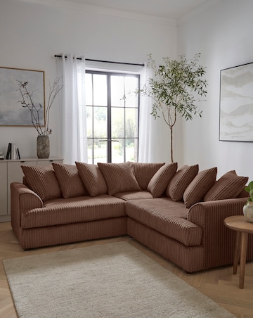 Ferguson Jumbo Cord Corner Sofa