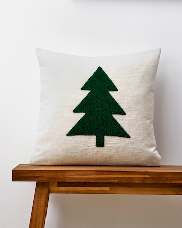 Boucle Christmas Tree Cushion