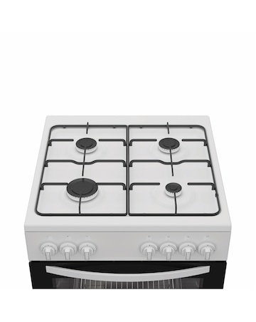 Indesit I6G3PMW/UK 60cm Gas Single Cooker - White