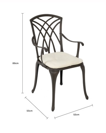 Charles Bentley Cast Aluminium 3 Piece Bistro Set