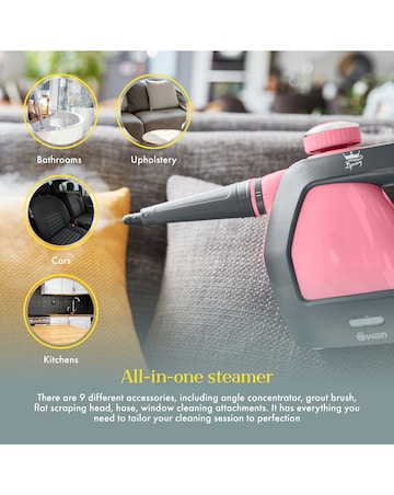 Swan TV's Queen of Clean Handheld Steam Cleaner
