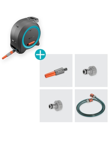 Gardena Wall-Mounted Dual Hose Box 25m