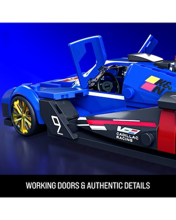 Mattel Brick Shop Hot Wheels Cadillac Project Gtp Hypercar Building Toy Kit