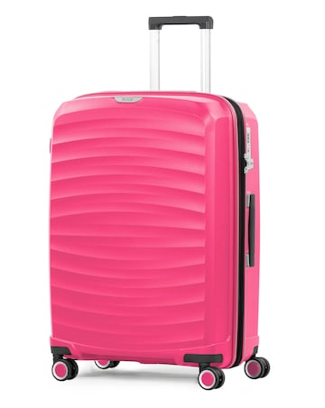 Rock Sunwave Medium Suitcase - Pink
