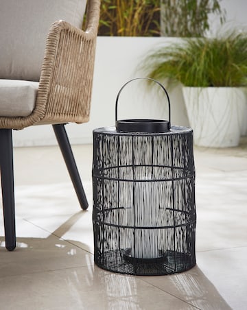 Ivyline Portofino Wirework Lantern H34cm W24cm