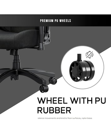 AndaSeat Luna Premium Gaming Chair - Black Fabric