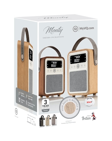 VQ Monty DAB Radio - Oak