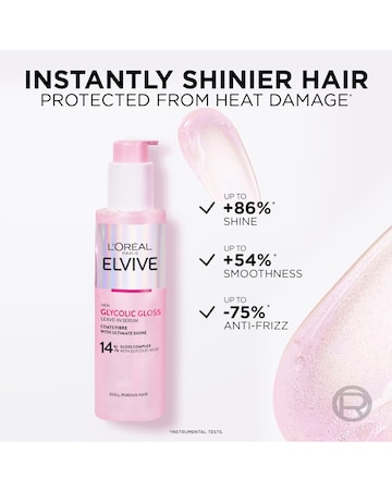 L'Oreal Paris Elvive Glycolic Gloss Leave-In Serum for Dull Porous Hair 200ml