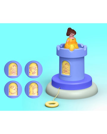 PLAYMOBIL 71458 Junior & Disney: Belle's Play Tower with Sound