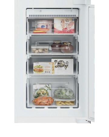 Hoover HOB50N518EVK 50/50 Integrated Frost Free Fridge Freezer White Install