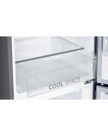 Hoover H-Fridge 300 HOCH1T518EXK 181cm 60/40 Fridge Freezer - Stainless Steel