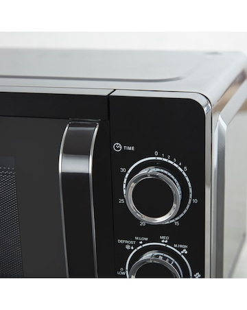 Tower Kettle, 2 Slice Toaster & Microwave Bundle Black