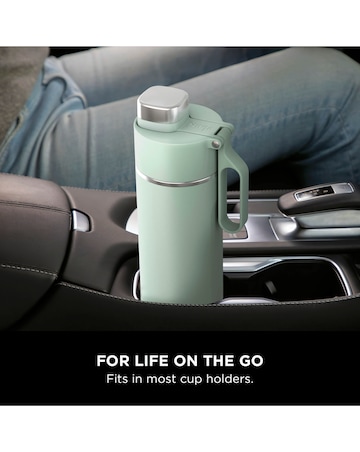 Ninja Thirsti Carbonated 20oz Bottle with Carbonation Lid in Mint