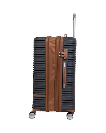 IT Luggage Replicating 3pc Suitcase Set - Charcoal