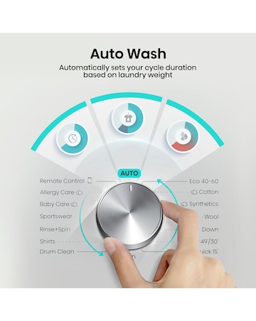 Hisense 3S Series WF3S1243BW3 WiFi-enabled 12kg 1400 Spin Washing Machine - Whit