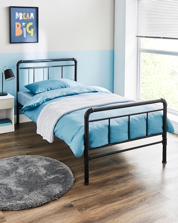 Bowen Industrial Metal Bed Frame