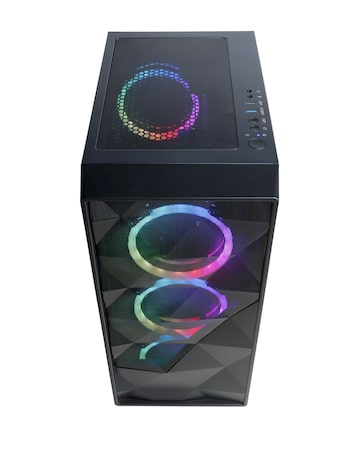 CyberPowerPC Eurus Gaming PC - AMD Ryzen 5 5600G 8GB RAM 500GB NVMe SSD