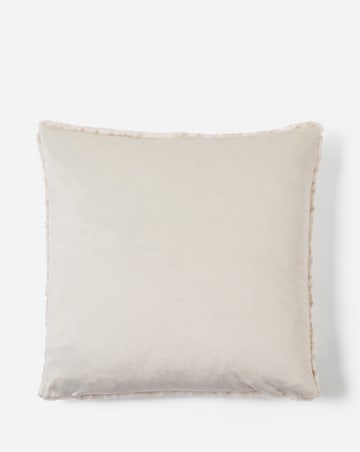 Leopard Printed Faux Fur Cushion