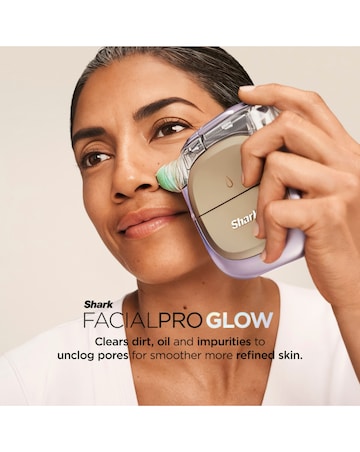 Shark Facialpro Glow + Depuffi At Home Facial - Spa Purple