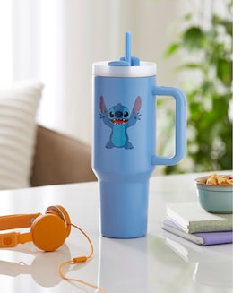 Disney Stitch 1200ml Tumbler &amp; Straw