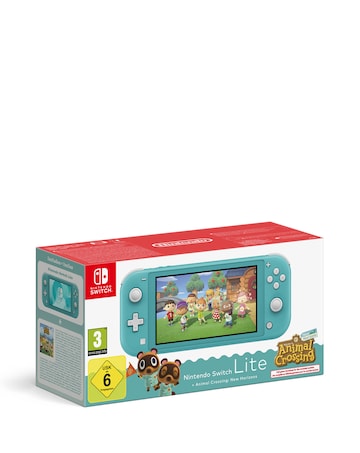Nintendo Switch Lite Turquiose + Animal Crossing New Horizons bundle