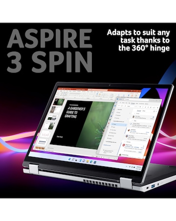 Acer Aspire 3 Spin Laptop - 14in Touch Intel Core i3 8GB 128GB